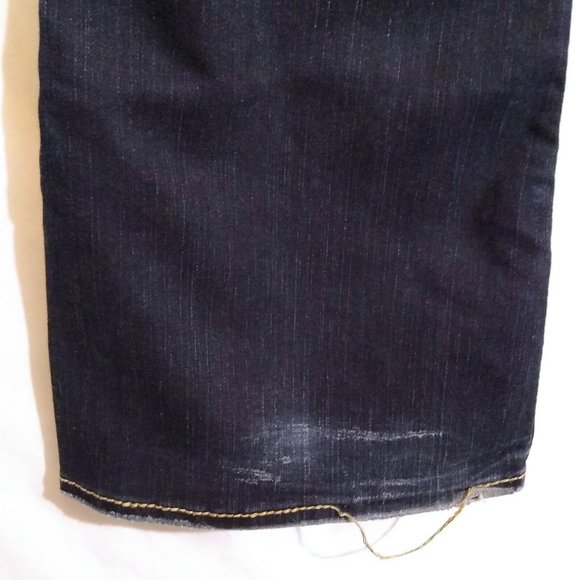 Silver Jeans Frances size 29 -L31 Bootcut Dark Wash Denim Low rise Thick Stitch - Picture 10 of 11